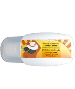 BABY CAROTA crema solare teintèe  SPF 50 - Flacone con tappo