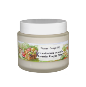 CREMA idratante corpo alla LAVANDA e VANIGLIA