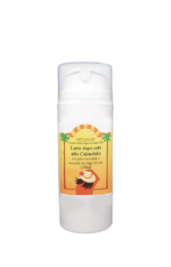 Latte dopo sole alla Calendula