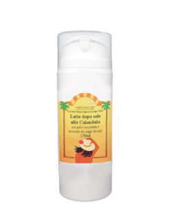 Latte dopo sole alla Calendula