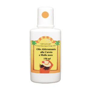 Olio abbronzante alla Carota e Mallo Noce