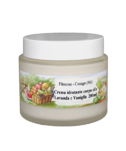 CREMA idratante corpo alla LAVANDA e VANIGLIA - 200