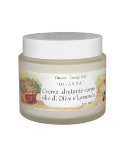 "OLIANDA" Crema idratante corpo all'OLIVO e LAVANDA - 200